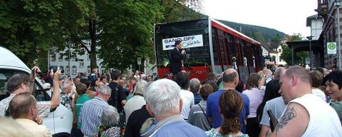 Inauguration of the new Sommerberg funicular railway