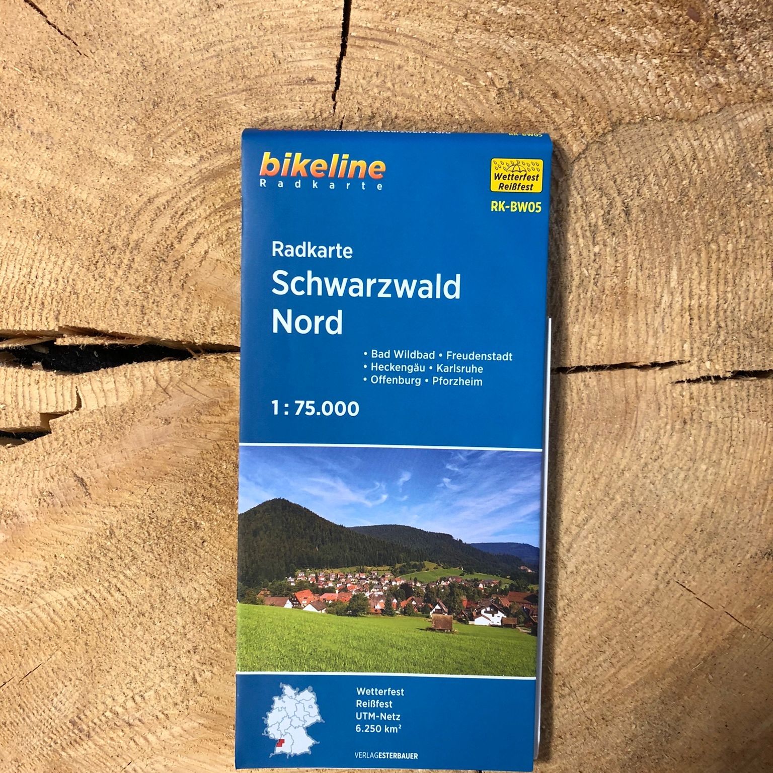 Radkarte Schwarzwald Nord